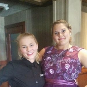 Size 14 purple costume made homecoming dress